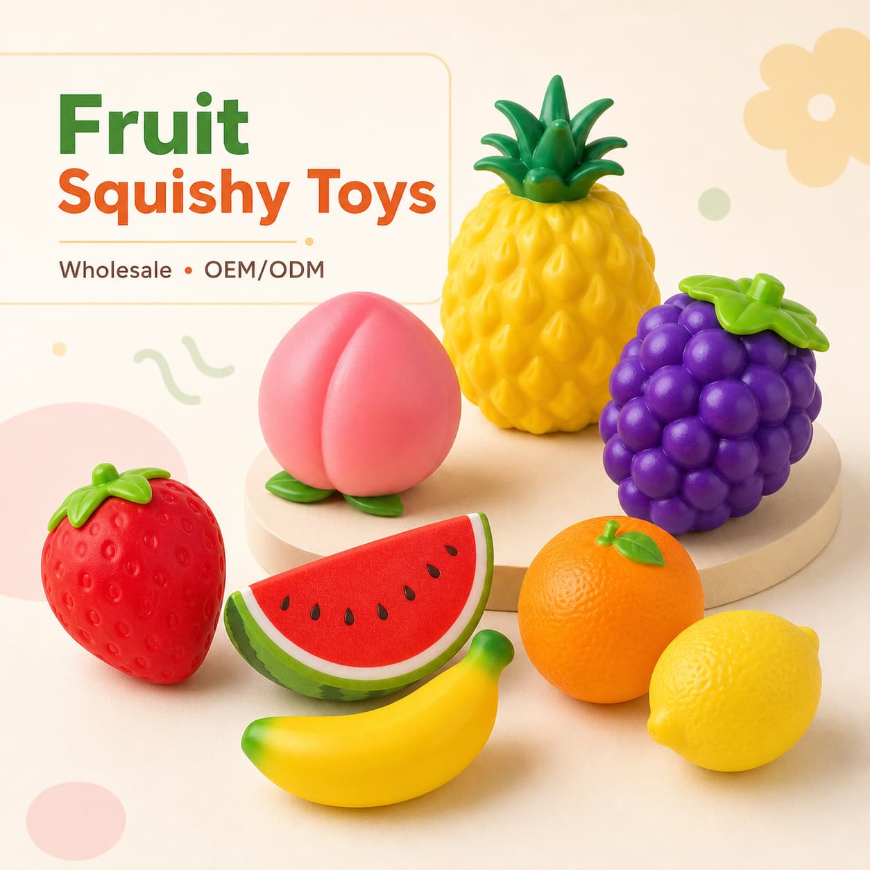 Fruit Squishy Toys