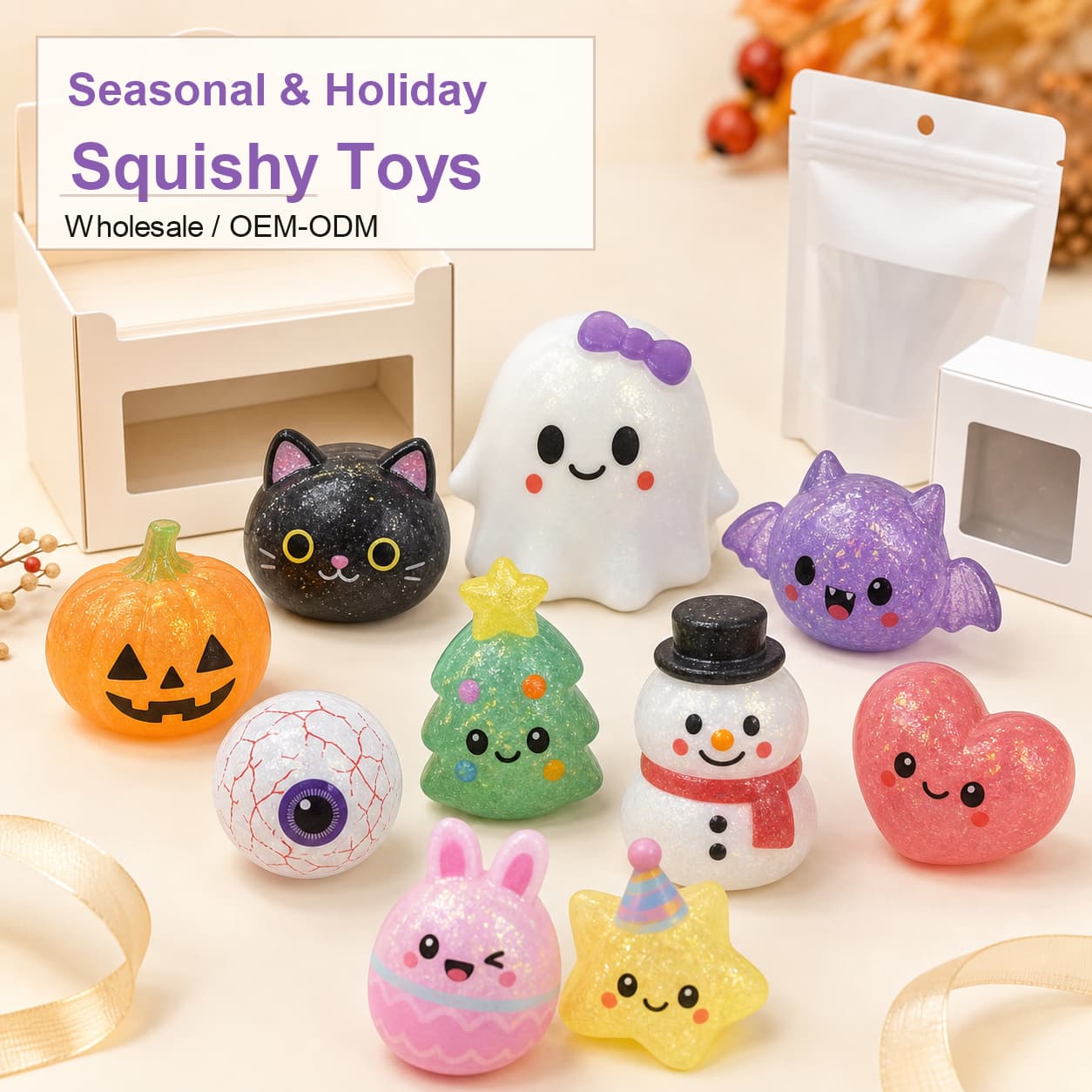 Seasonal & Holiday Squishy Toys