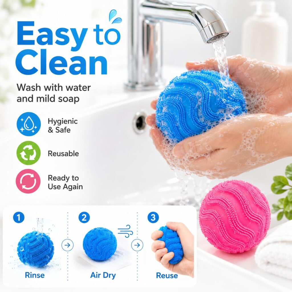 Textured Sensory Stress Ball – Stretchable Squeeze Fidget Ball for Stress Relief & Relaxation