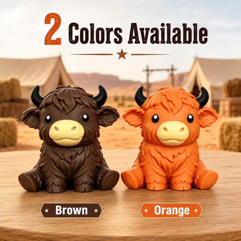 Highland Cow Squishy Toy