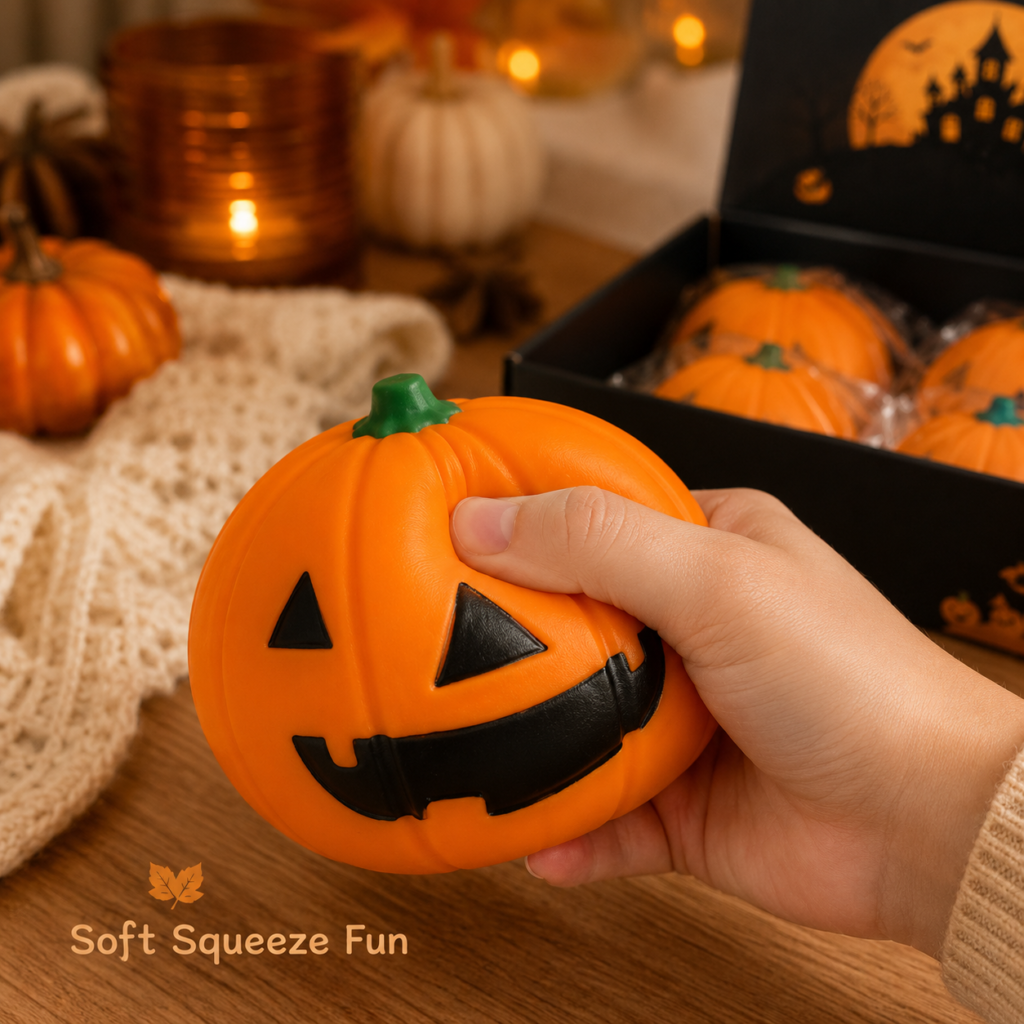 Halloween Pumpkin Squishy Toy