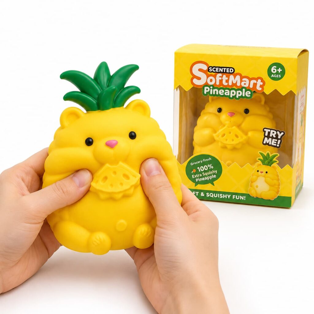 Scented Pineapple Bear Squishy Toy