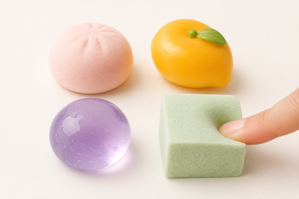 Wholesale squishy toy shape selection for custom sensory toy programs