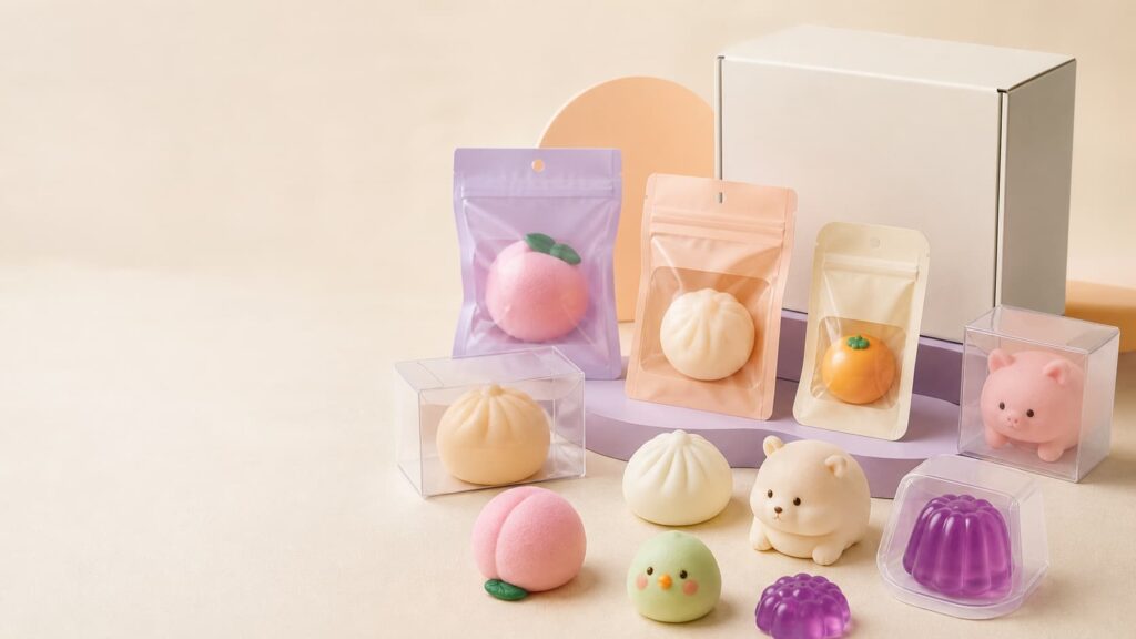 Wholesale squishy toy shape selection for custom sensory toy programs