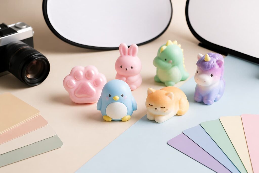 Wholesale squishy toys prepared for an online retail product range