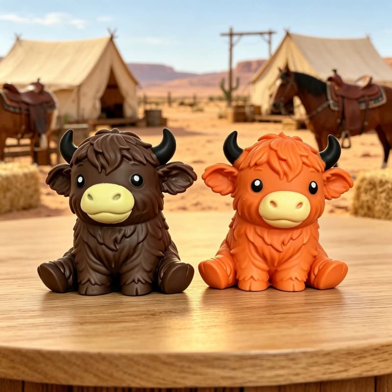 Highland Cow Squishy Toy