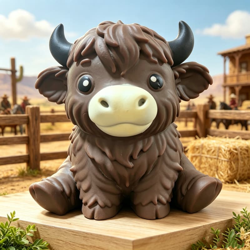 Highland Cow Squishy Toy
