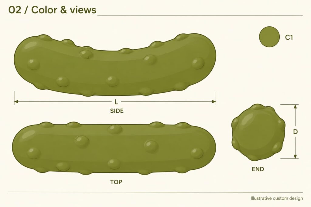 Custom TPR Pickle Color and View Sheet